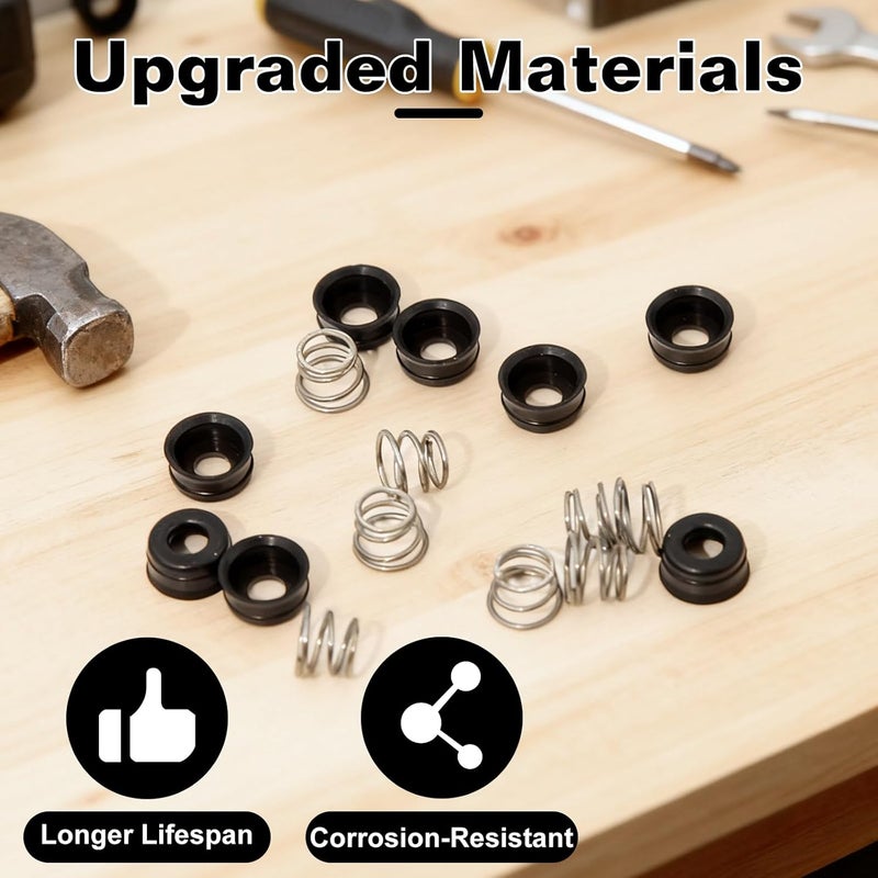 FOJOO RP4993 Faucet Repair Kit 8 Pack, Compatible with Delta Bathroom & Kitchen Faucets, Delta RP4993 Seats and Springs Replacement, Faucet Repair Kit for Delta Faucet Parts - Image 5
